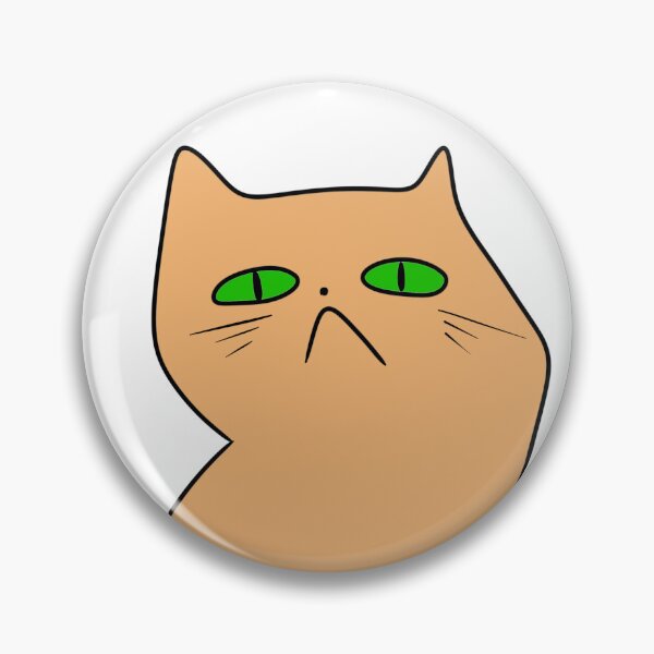 Item preview, Creepy orange cat designed and sold by NotreDameChelle.