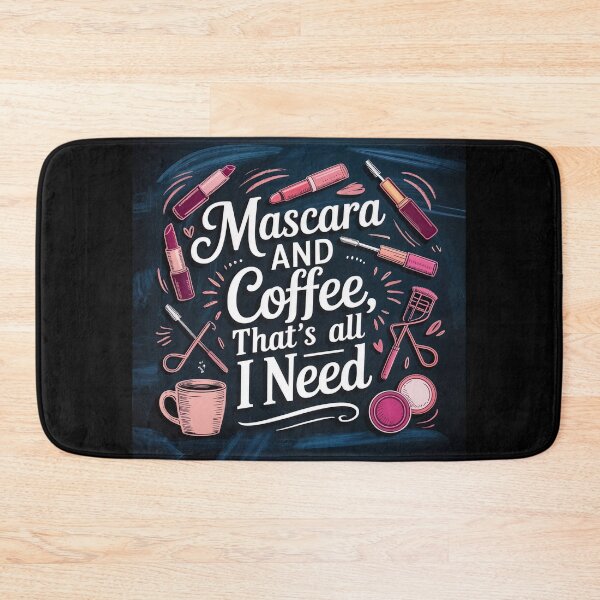 Item preview, Mascara & Coffee: Morning Rituals in Full Glam designed and sold by ForeverPrintsOK.