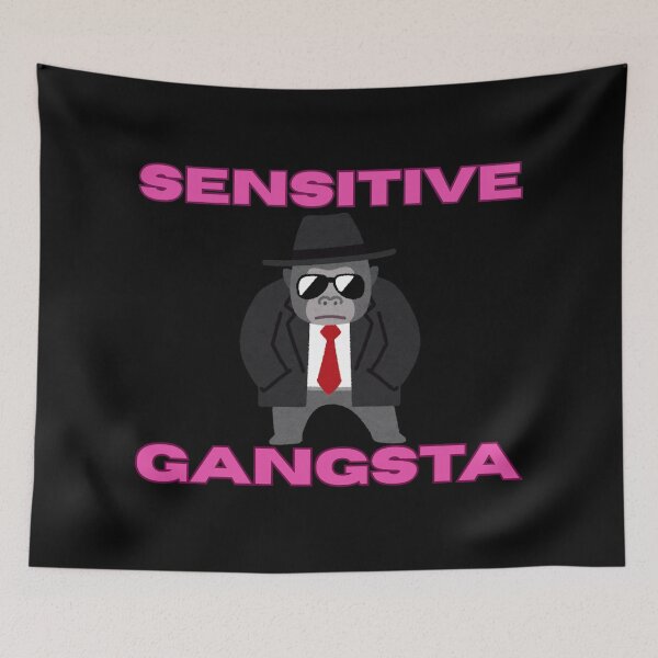 Item preview, Gorilla in a Suit – Sensitive Gangsta Style designed and sold by JeffSwarley.