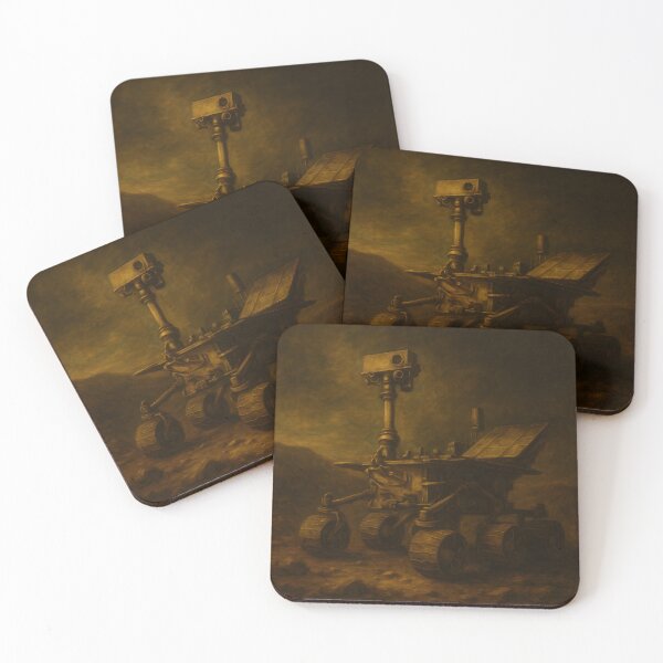 Item preview, Martian Explorer | Retro Sci-Fi Rover Art designed and sold by T-pocket.