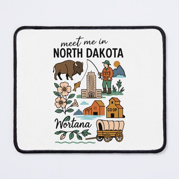 Item preview, Meet me in North Dakota prairie vibes designed and sold by CleanDecor.