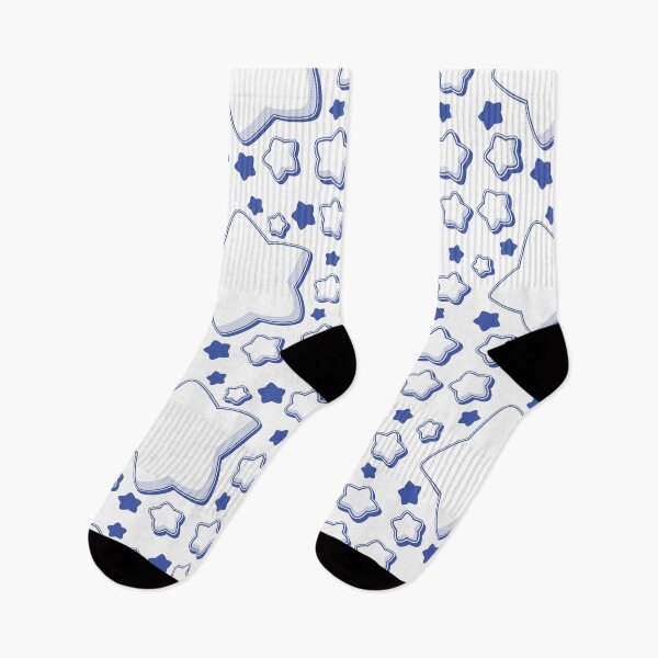 Item preview, White and Blue Y2K Star – Retro Aesthetic Graphic Design designed and sold by YumiiWorld.