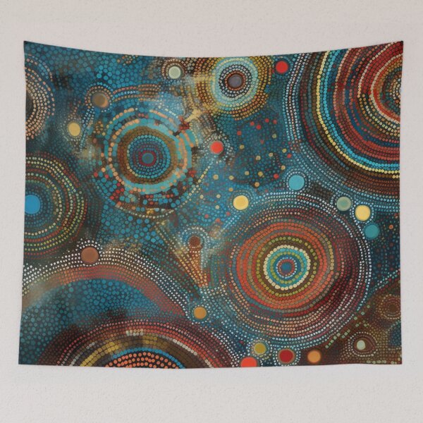 Item preview, Aboriginal Inspired Dot Art - Indigenous Groups designed and sold by GrinGalore.