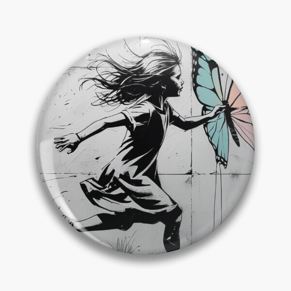 Item preview, Girl Chasing Colorful Butterflies 5 designed and sold by AlinaSCorner.