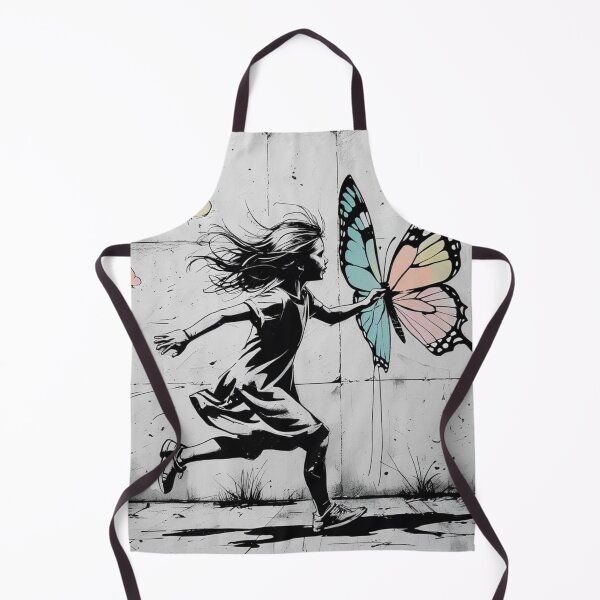 Item preview, Girl Chasing Colorful Butterflies 5 designed and sold by AlinaSCorner.