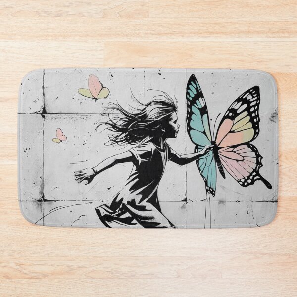 Item preview, Girl Chasing Colorful Butterflies 5 designed and sold by AlinaSCorner.
