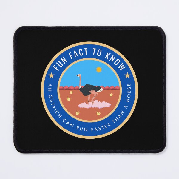 Item preview, Fun fact to know An ostrich can run faster than a horse designed and sold by fev-rocks.