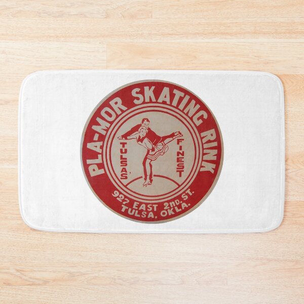 Item preview, Pla-Mor Skating Rink Tulsa Oklahoma Roller Skating Rink Sticker Decal Label designed and sold by tislord.