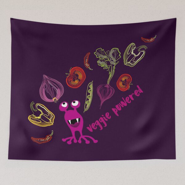 Item preview, funny veggie powered monster designed and sold by kobyakov.