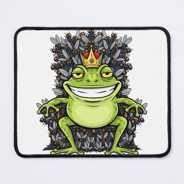Item preview, Frog King of Flies designed and sold by 0bscurio.
