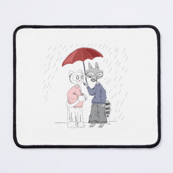 Item preview, Billie and Mittens in April Showers designed and sold by alexcreatesart.