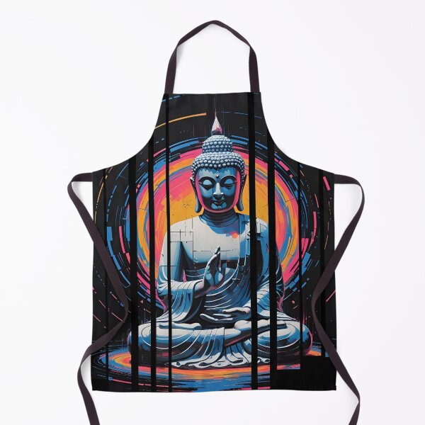 Item preview, Glitching Buddha surrounded by code 7 designed and sold by Neon G.