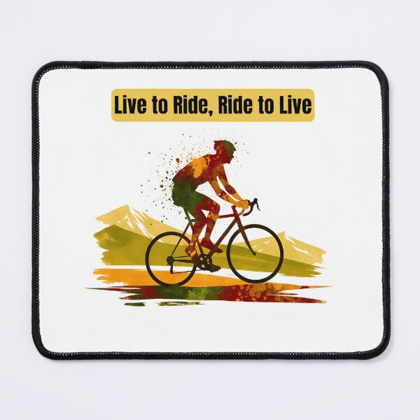 Item preview, Live to Ride: Abstract Cyclist Art designed and sold by All-Shopping.