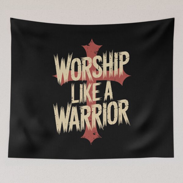 Item preview, Worship Like a Warrior designed and sold by SignumShop.