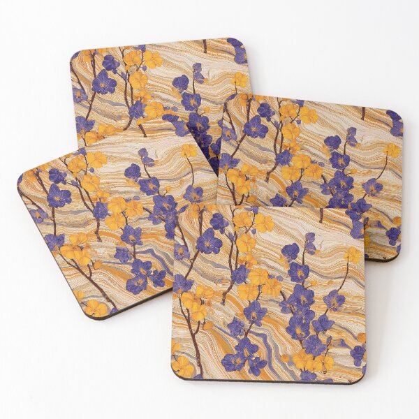 Item preview, Golden Currents & Violet Orchids designed and sold by RyanPhamDesigns.