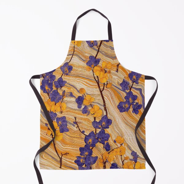 Item preview, Golden Currents & Violet Orchids designed and sold by RyanPhamDesigns.