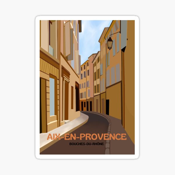 Aix-en-Provence Street Sticker