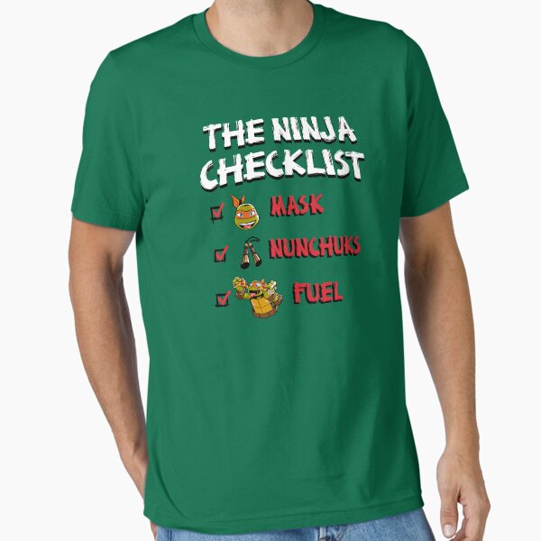 Item preview, Teenage Mutant Ninja Turtles Retro Ninja Checklist Logo designed and sold by FifthSun.