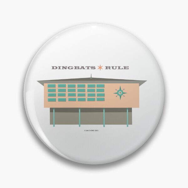 Item preview, Dingbat Mid Century Modern Apartment Building designed and sold by jimcherry3.