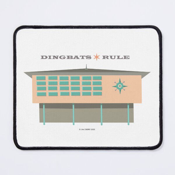 Item preview, Dingbat Mid Century Modern Apartment Building designed and sold by jimcherry3.