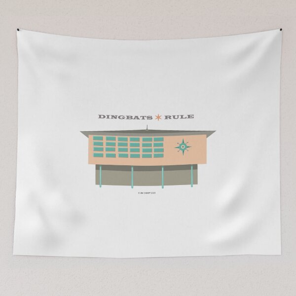 Item preview, Dingbat Mid Century Modern Apartment Building designed and sold by jimcherry3.