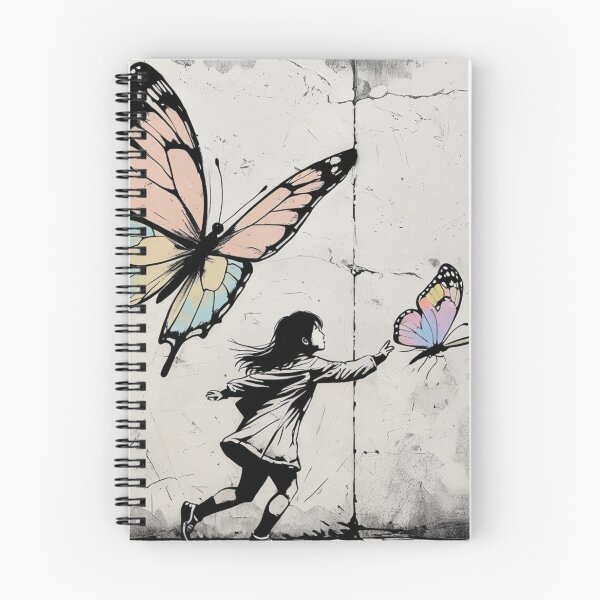 Item preview, Girl Chasing Colorful Butterflies 6 designed and sold by AlinaSCorner.