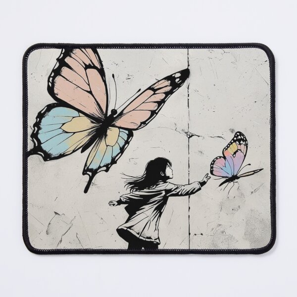 Item preview, Girl Chasing Colorful Butterflies 6 designed and sold by AlinaSCorner.