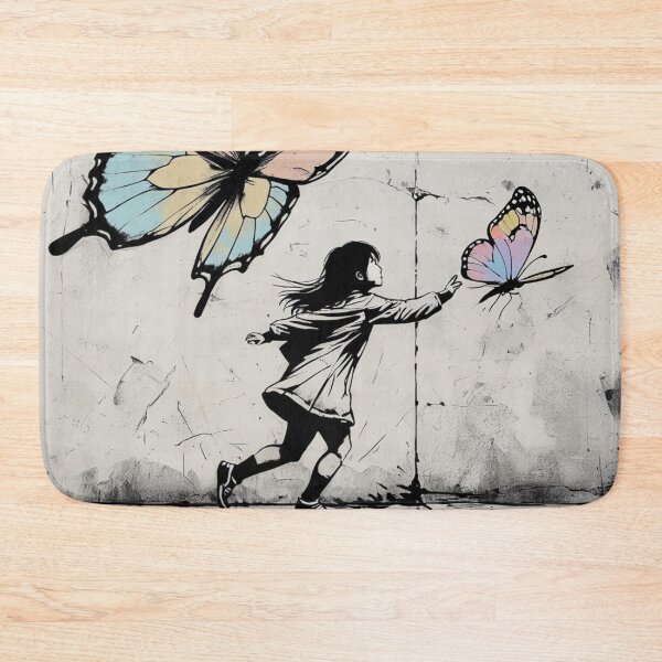 Item preview, Girl Chasing Colorful Butterflies 6 designed and sold by AlinaSCorner.