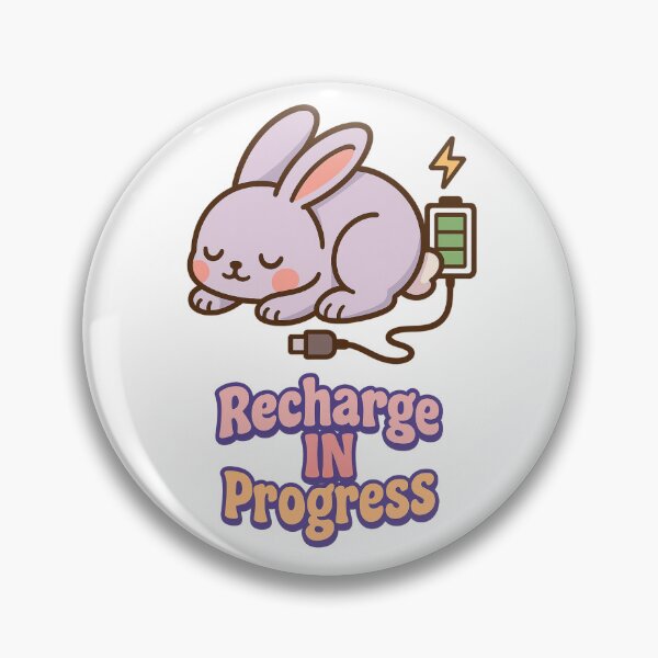Item preview, Recharging Bunny designed and sold by Neon Drift.