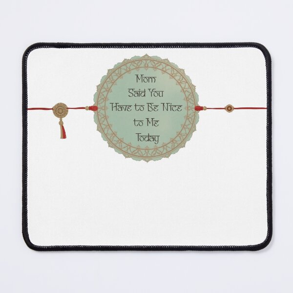 Item preview, Raksha Bandhan Sibling Truce: One Day Only Warning designed and sold by MindONCrafts.