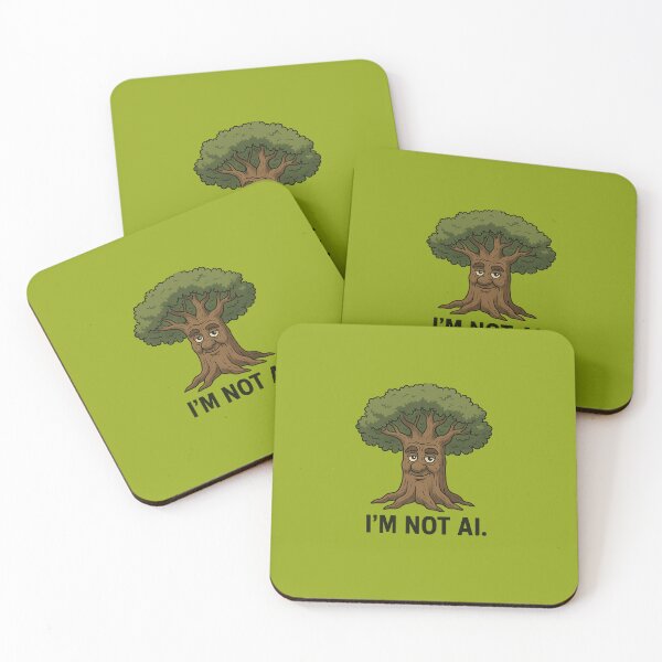 Item preview, I’m Not AI – Talking Tree Design efteling designed and sold by SnappyPineapple.