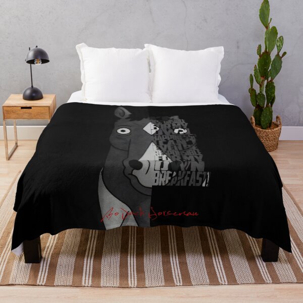 Item preview, BoJack Horseman Black and White Quote designed and sold by Enea Kelo.