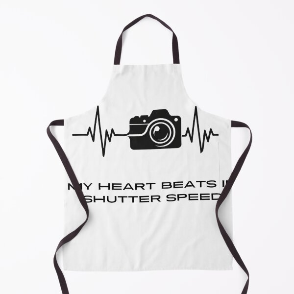 Item preview, Photographer Heartbeat T-Shirt | My Heart Beats in Shutter Speed | Gift for Camera Lovers designed and sold by spenn09.
