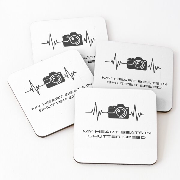 Item preview, Photographer Heartbeat T-Shirt | My Heart Beats in Shutter Speed | Gift for Camera Lovers designed and sold by spenn09.