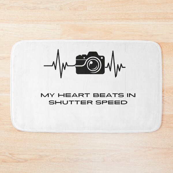 Item preview, Photographer Heartbeat T-Shirt | My Heart Beats in Shutter Speed | Gift for Camera Lovers designed and sold by spenn09.