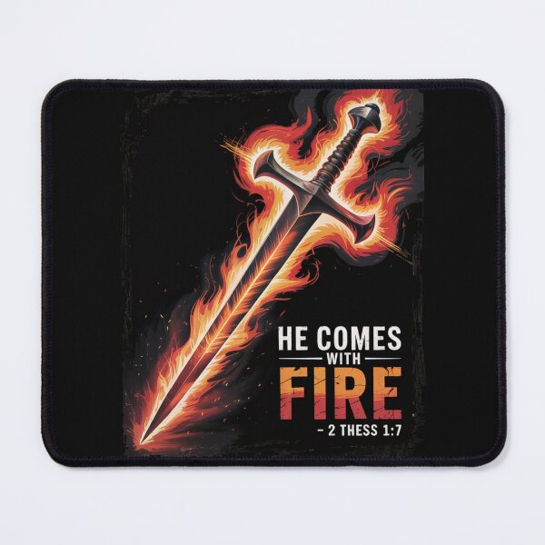 Item preview, He Comes With Fire designed and sold by SignumShop.