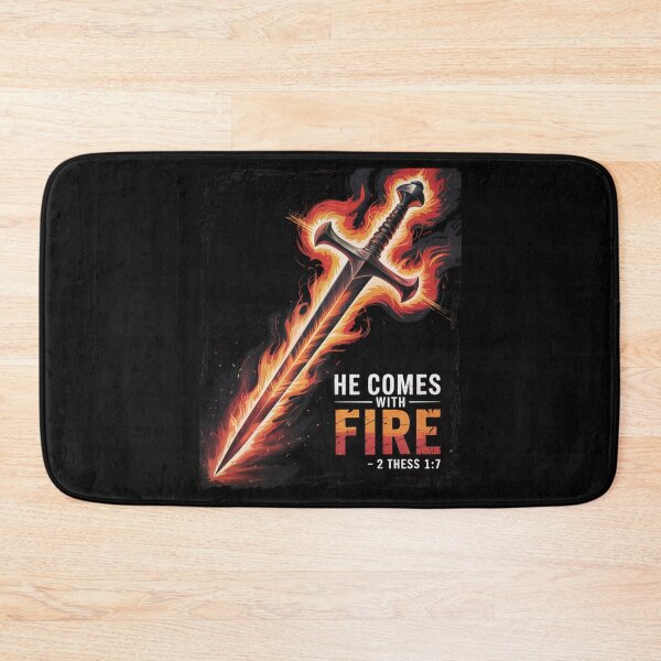 Item preview, He Comes With Fire designed and sold by SignumShop.