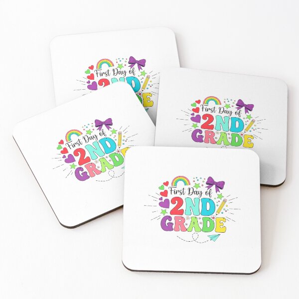 Item preview, First Day of 2nd Grade Rainbow School Back to School Vibes designed and sold by MotivaChic.