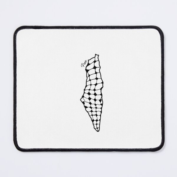 Item preview, Palestine Map with Keffiyeh & “Free” – Bold and Symbolic Design designed and sold by Curly-Erre.