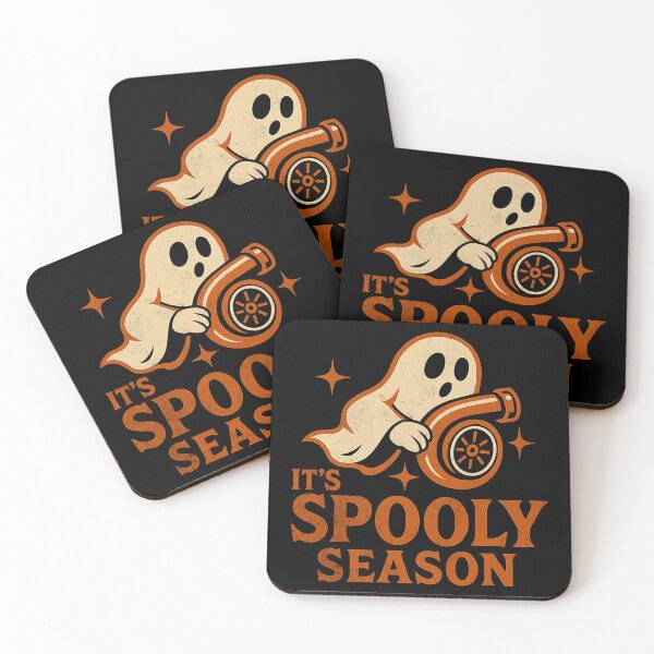 Item preview, It’s Spooly Season Funny Turbo Ghost Halloween Car designed and sold by CarantinedChaos.