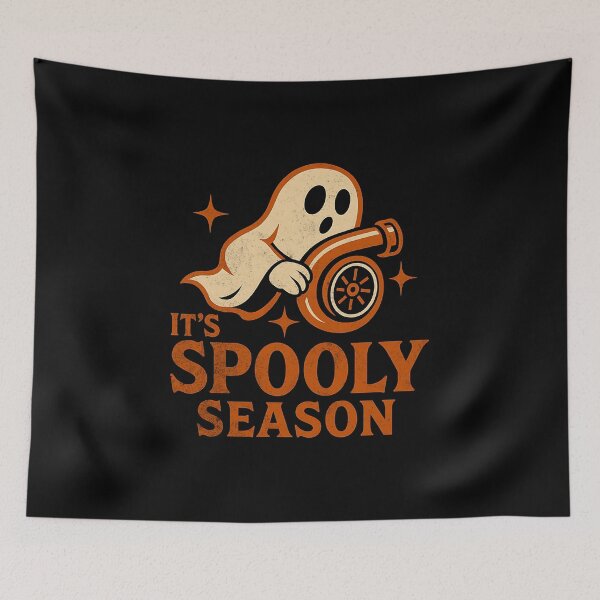 Item preview, It’s Spooly Season Funny Turbo Ghost Halloween Car designed and sold by CarantinedChaos.