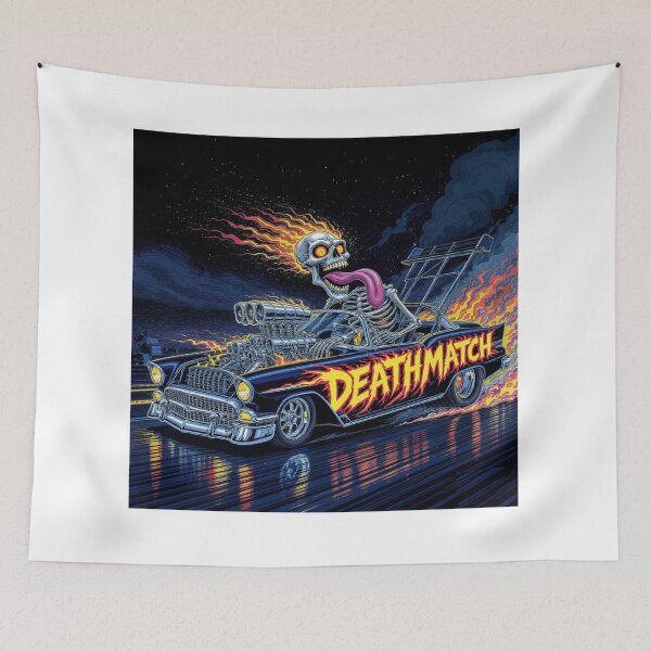 Item preview, Funny Car Deathmatch Print designed and sold by Lichentroupe63.