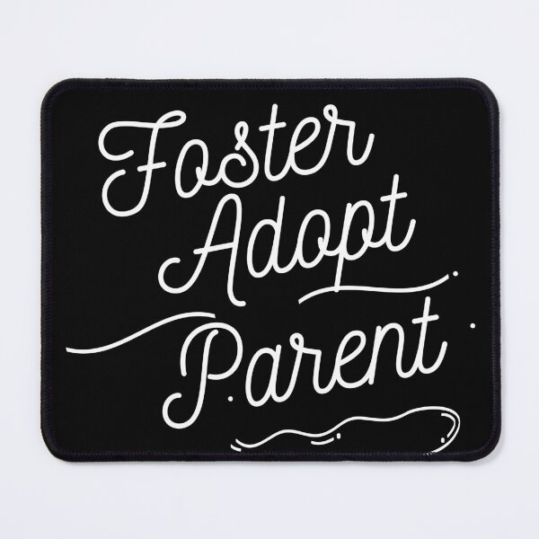 Item preview, Foster Adopt Parent - White Cursive Letters designed and sold by GFamilyC.