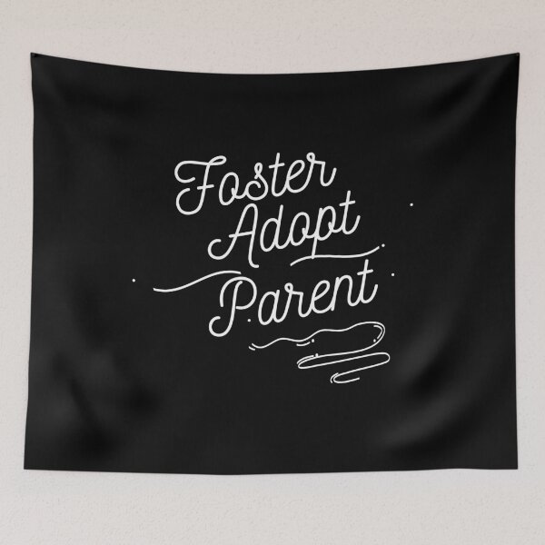 Item preview, Foster Adopt Parent - White Cursive Letters designed and sold by GFamilyC.