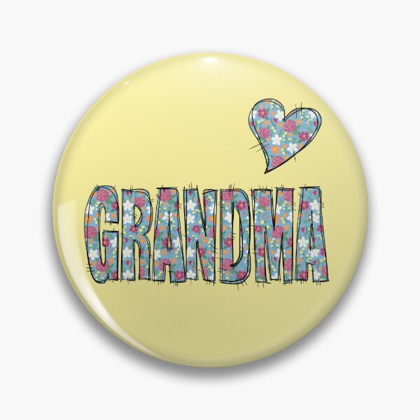 Item preview, Grandma Floral Stitch Pattern With Yellow Background  designed and sold by missmann.