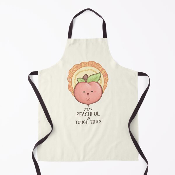Item preview, Stay Peachful in Tough Times Pun designed and sold by Khotekmei.