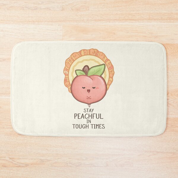 Item preview, Stay Peachful in Tough Times Pun designed and sold by Khotekmei.