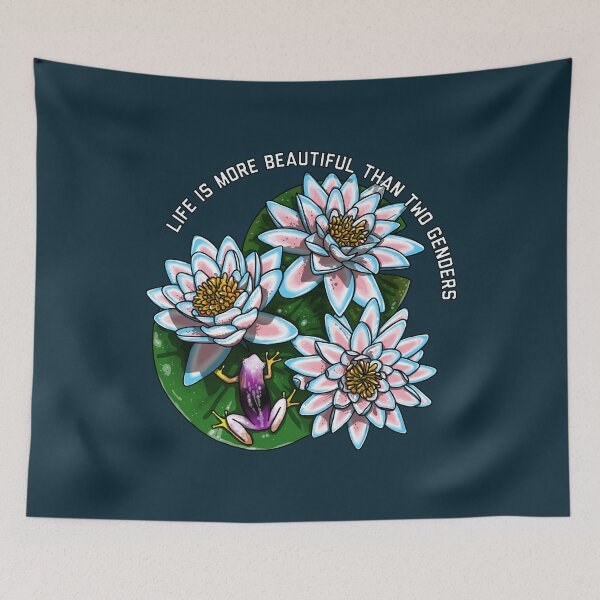 Item preview, Life Is More Beautiful Than Two Genders designed and sold by Art by Veya.
