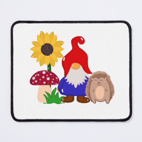 Item preview, Garden Gnome and Hedgehog designed and sold by designsbyklm.