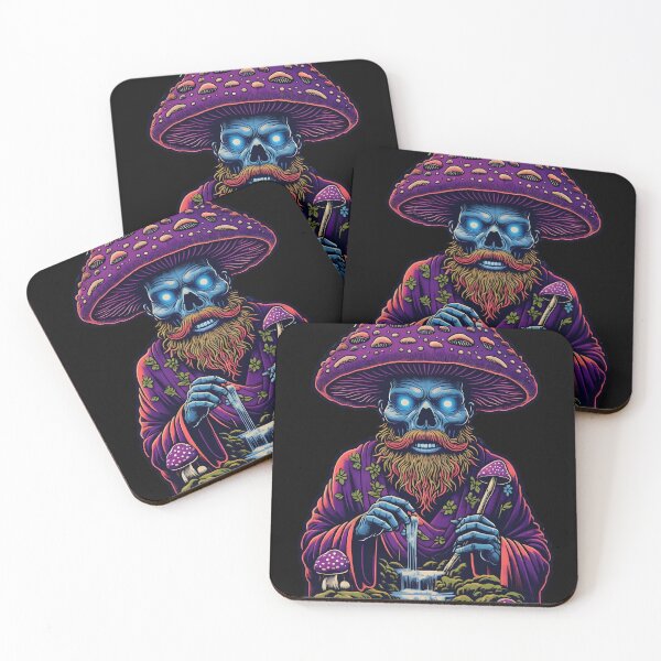 Item preview, Zombie with Purple Mushroom - Psychedelic Zombie designed and sold by NightTimeJ.